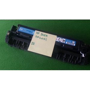 123inkt huismerk vervangt HP 305A (CE411A) toner cyaan