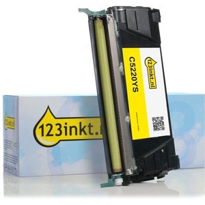 Lexmark C5220YS toner geel (123inkt huismerk)