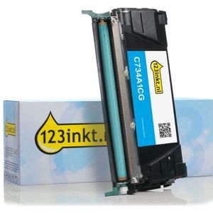 Lexmark C734A1CG toner cyaan (123inkt huismerk)