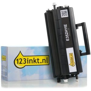 123inkt Toner - Hoge Capaciteit - Zwart - Geschikt voor Lexmark E350d/E352dn