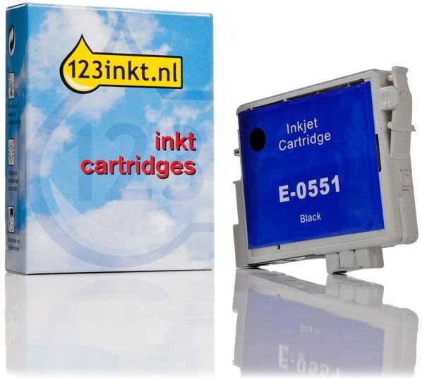 Huismerk - T0551 - Cartridge - Zwart - 16 ml