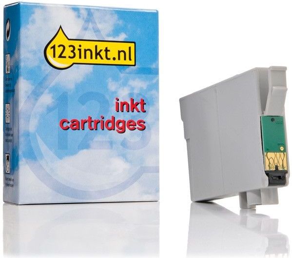 123inkt - T0801 - Cartridge - Zwart - Inhoud 13 ml
