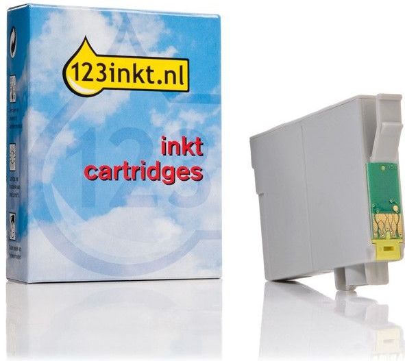 Cartridge - Geel - Inhoud 17 ml - Geschikt voor Epson Inkjetprinters