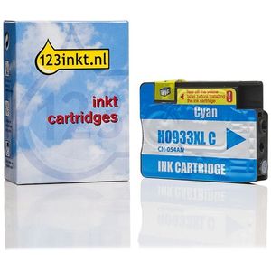123inkt huismerk vervangt HP 933XL (CN054AE) inktcartridge cyaan hoge capaciteit