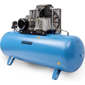 Huvema - V-snaar aangedreven zuigercompressor met oliesmering 400 V - 500 liter - 5.5 kW - HU 500-858
