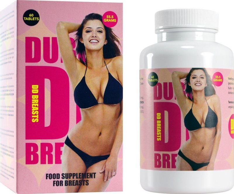 DD Borsten Borstvergrotende tabletten 60 tabletten