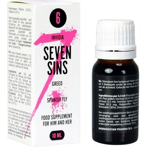 Morningstar - Seven Sins - Greed - Lustopwekker Voor Koppels - 10 ml