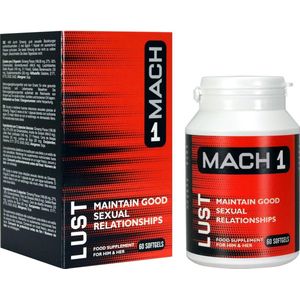 Mach 1 Lust - Softgels - 60 stuks - Met Ginseng