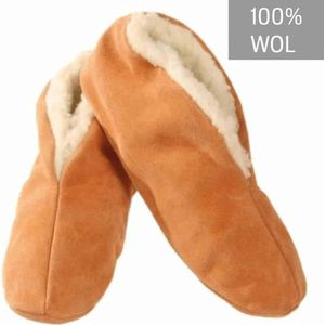 Spaanse sloffen bernardino beige 100% wol