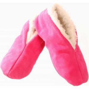 Bernardino - Spaanse Sloffen - Roze - 100% Kwaliteits Suede