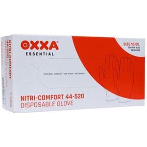 M-Safe 4520 disposable nitril handschoen onderzoekshandschoenen 4520 ongepoederd blauw - maat S