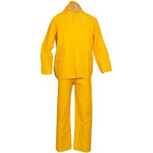 Regenpak PVC-rayon geel XL