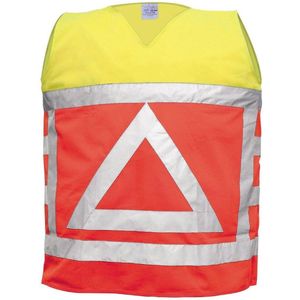 OXXA - 0125 - Verkeersregelaarsvest - Fluo Oranje/Fluo Geel