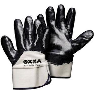 OXXA X-Nitrile-Pro 51-080 handschoen -12 stuks XL Oxxa - Zwart/wit - Nitril - Kap - EN 388:2016
