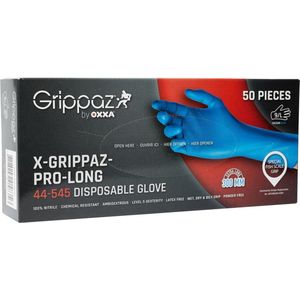 OXXA X-Grippaz-Pro-Long 44-545 wegwerphandschoen, nitril M
