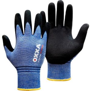 OXXA X-Pro-Flex All-Season 51-500 handschoen 3XL Oxxa - Blauw/geel - Nylon/spandex/acryl - Gebreid manchet - EN 388:2016
