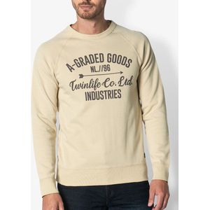 Twinlife - TW34304 - Sweater - Grijs - Katoen/Polyester