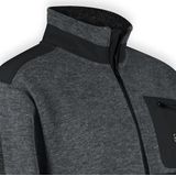 Twinlife - Sweatvest - Heren - DGrijs - Polyester - TW34308