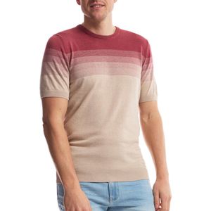 Twinlife - T-shirt - Heren - L - Steenrood - Katoen - TW42408