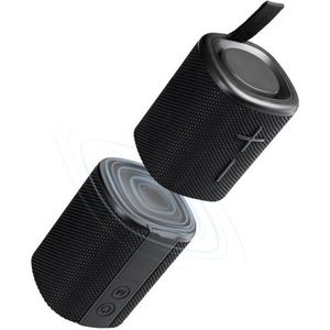 Mobilize - 2in1 True Wireless Stereo Speaker - Draadloze Muziekbox - Zwart - IPX5 Waterbestendig