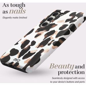 MIO MagSafe Samsung Galaxy A14 Hoesje Hard Shell Cover Leopard