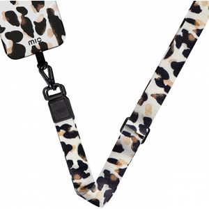 MIO Lanyard Universeel Nylon Telefoonkoord / Telefoonketting Leopard