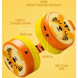 Mobilize - Over Ear Kinder Koptelefoon - Oranje - Bluetooth 5.3 - Max. 85 dB