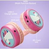 Mobilize - Over Ear Kinder Koptelefoon - Roze - Bluetooth 5.3 - Max. 85 dB