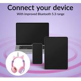 Mobilize - Over Ear Kinder Koptelefoon - Roze - Bluetooth 5.3 - Max. 85 dB
