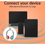 Mobilize - Over Ear Koptelefoon - Blauw - Bluetooth 5.3 - Haai Ontwerp