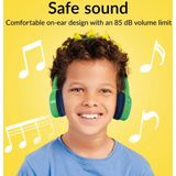 Mobilize - Over Ear Koptelefoon - Groen - Bluetooth 5.3 - Dino Ontwerp