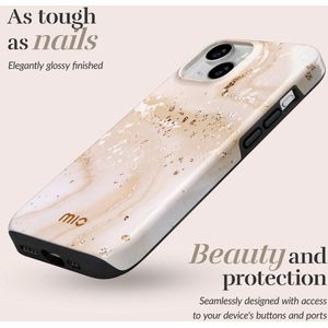 MIO Gold Marble Magsafe Compatible for iPhone 16 Pro