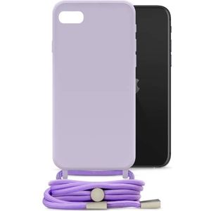 Mobilize Lanyard Gelly Case for Apple iPhone 6/6S/7/8/SE (2020/2022) Purple