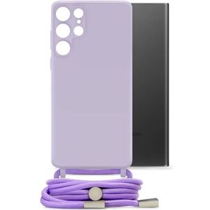 Mobilize Lanyard Gelly Case for Samsung Galaxy S22 Ultra 5G Pastel Purple