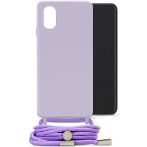 Mobilize Lanyard Gelly Case for Samsung Galaxy A03 Pastel Purple