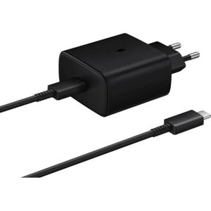 EP-TA845XBEGWW Samsung Fast PD Wall Charger USB-C incl. USB-C Cable 45W Black Bulk