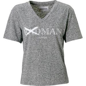 Badman Hunter - T-shirt - Grijs - Korte Mouw