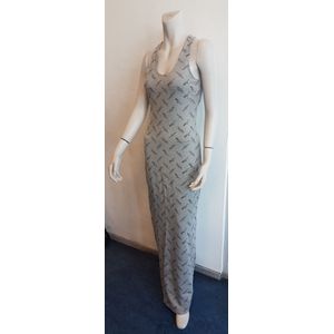 Copy Rite - Maxidress - Grey - 47% Viscose 47% Polyester 5% Elastaan