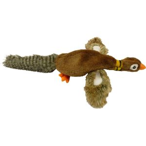 Pluche Fazant met Piep hondenspeelgoed
