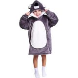 Noxxiez - Hoodie Deken - Koala - Zacht - Sherpa Fleece