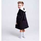 Noxxiez - Hoodie Deken - Panda - Sherpa Fleece