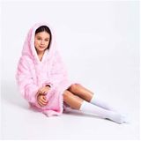 Noxxiez - Hoodie Deken - Unicorn - Sherpa Fleece - Kinderen