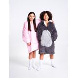 Noxxiez - Hoodie Deken - Unicorn - Sherpa Fleece - Kinderen