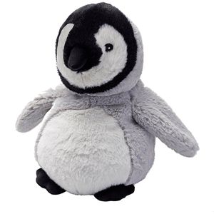 Warmies - Magnetronknuffel Pinguïn - Grijs - H25cm - Pluche