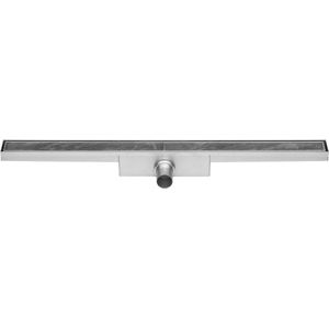 Easy Drain Compact 50 tegel douchegoot 80 x 6 cm enkel RVS