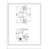 Best Design Ten douchemengkraan 1/2" chroom