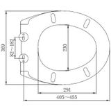 Toiletzitting best design demper one-touch 2.0 met softclose glans wit