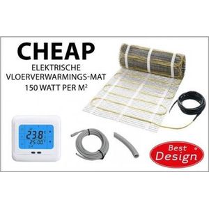 Queep best design elektrische vloerverwarmings mat 3.0m2