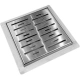 Nice RVS doucheput N Square inclusief flens 20x20x7cm