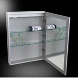 Spiegelkast best design aluma incl. Led verlichting 60x80 cm